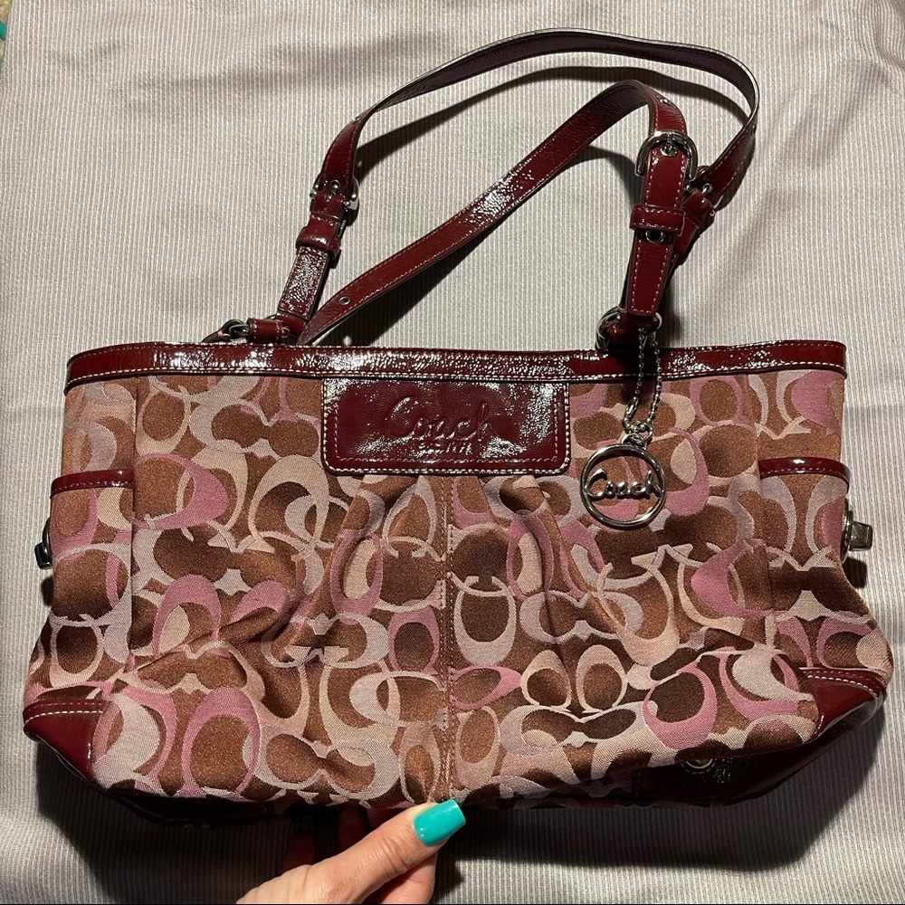 Coach Bordeaux Gallery Tote